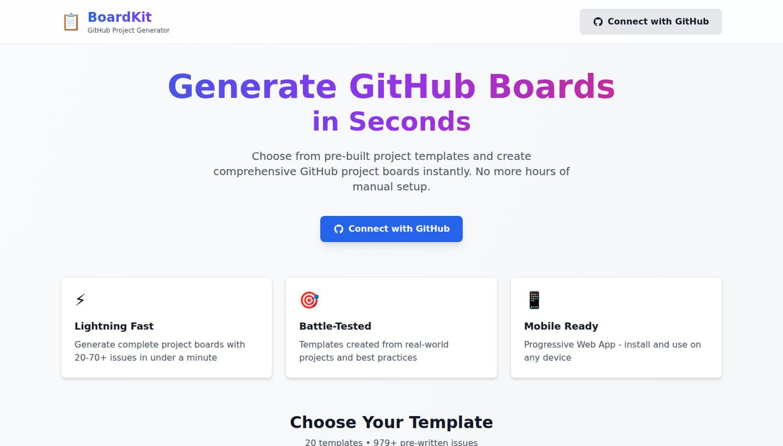RepoStarter preview